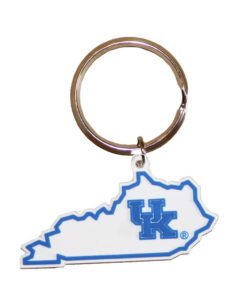 UK State Cut Out Soft Keytag