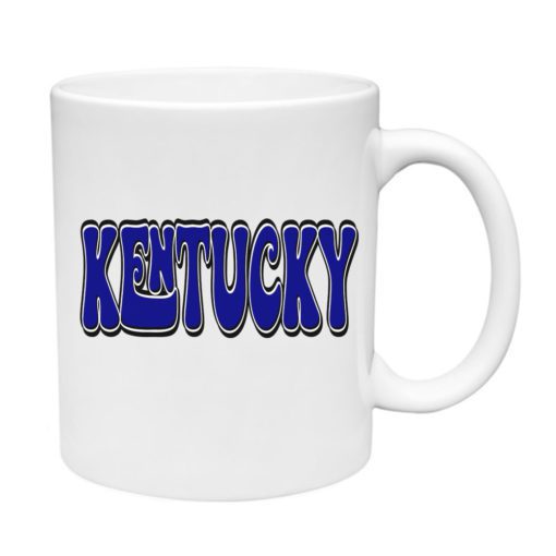 Kentucky Script Initial Mug