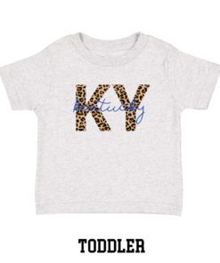 KY Initial Leopard Toddler Tee