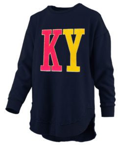 KY Pink/Yellow Initial Poncho
