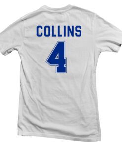 D. Collins White Jersey Tee
